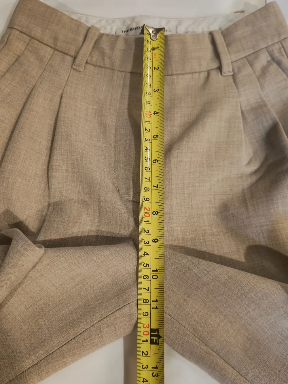 Aritzia The Effortless Pants Wide-Leg Linen-Blend Trousers in Beige